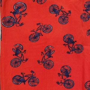 OS Lularoe leggings NWOT - bicycle print